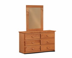 7956 Saddlebrook Dresser with 751 Mirror