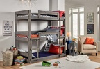210 Driftwood Triple Bunk Bed