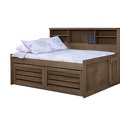 699 Chestnut Full Day Bed/ 641 Set of 2 Crates