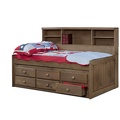 694 Chestnut Twin Day Bed/ 6940 6 Drawer