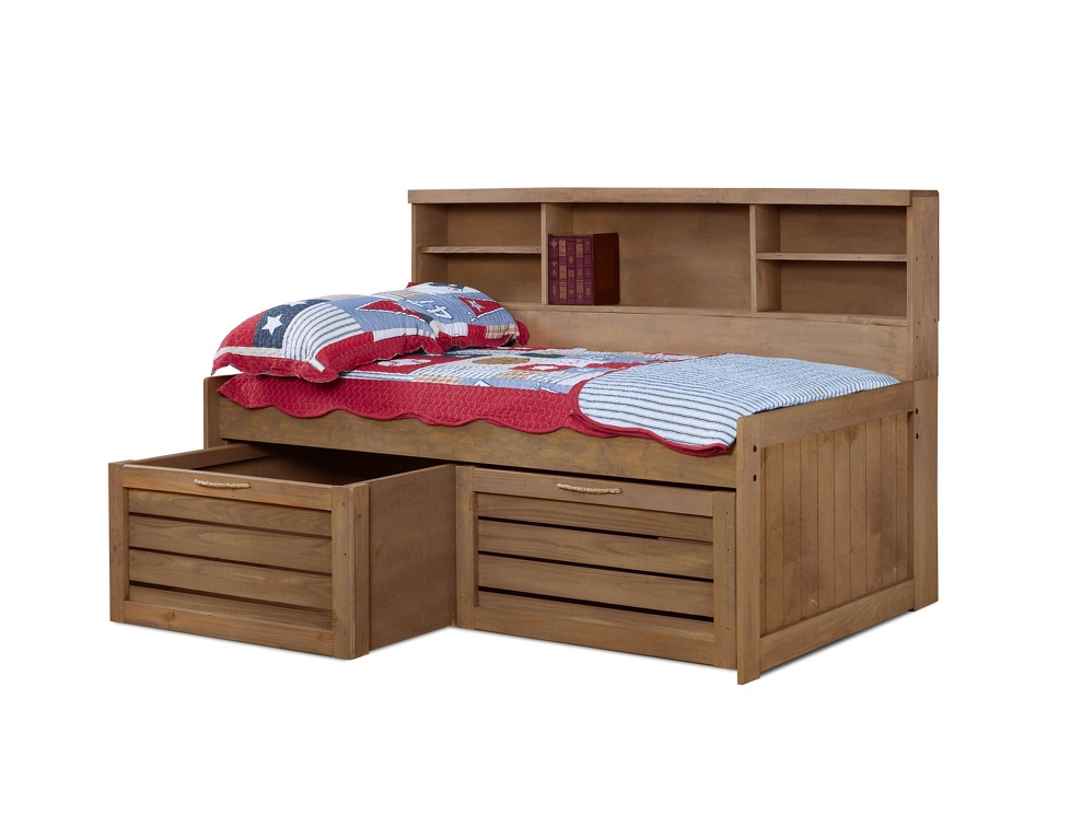 794 Saddlebrook Twin Day Bed/ 741 Set of 2 Crates